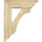Ekena Millwork Imperial Traditional Rough Sawn Bracket w/ Offset Brace, Douglas Fir, 6"W x 18"D x 22"H BKT0604X18X22IMP01RDF - alternate 4